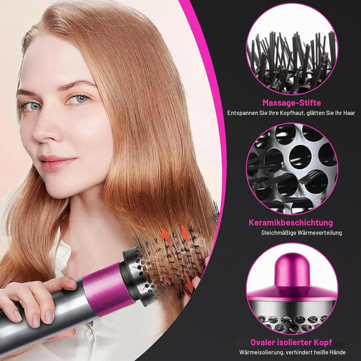 Verbesserte grosse,runde Volumenbürste für Dyso Airwrap HS01/HS05 Aufsätze,Volumenaufsatzbürste für