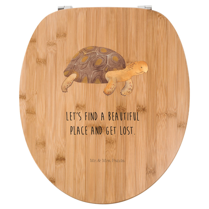 Mr. & Mrs. Panda Motiv WC Sitz Schildkröte marschiert - Geschenk, Urlaub, Klobrille, Abenteuer, get