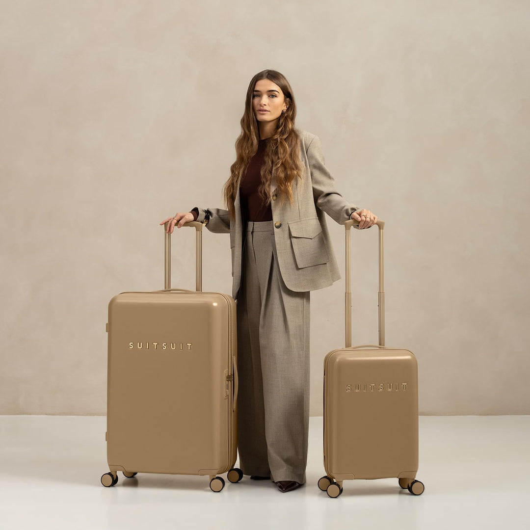SUITSUIT Kofferset 2 teilig - Handgepäck Koffer - Reisekoffer Gross - Koffer Leicht - Hartschalenkof