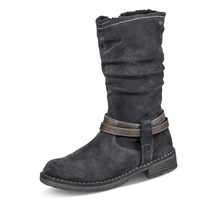 Lurchi Mädchen Lia-tex Hohe Stiefel 31 EU Grau Charcoal 25, 31 EU Grau Charcoal 25