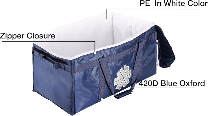 aro Isoliertasche, Polyester, 55 L, Toplader, mit Klett- und Rei§Verschluss, dunkelblau