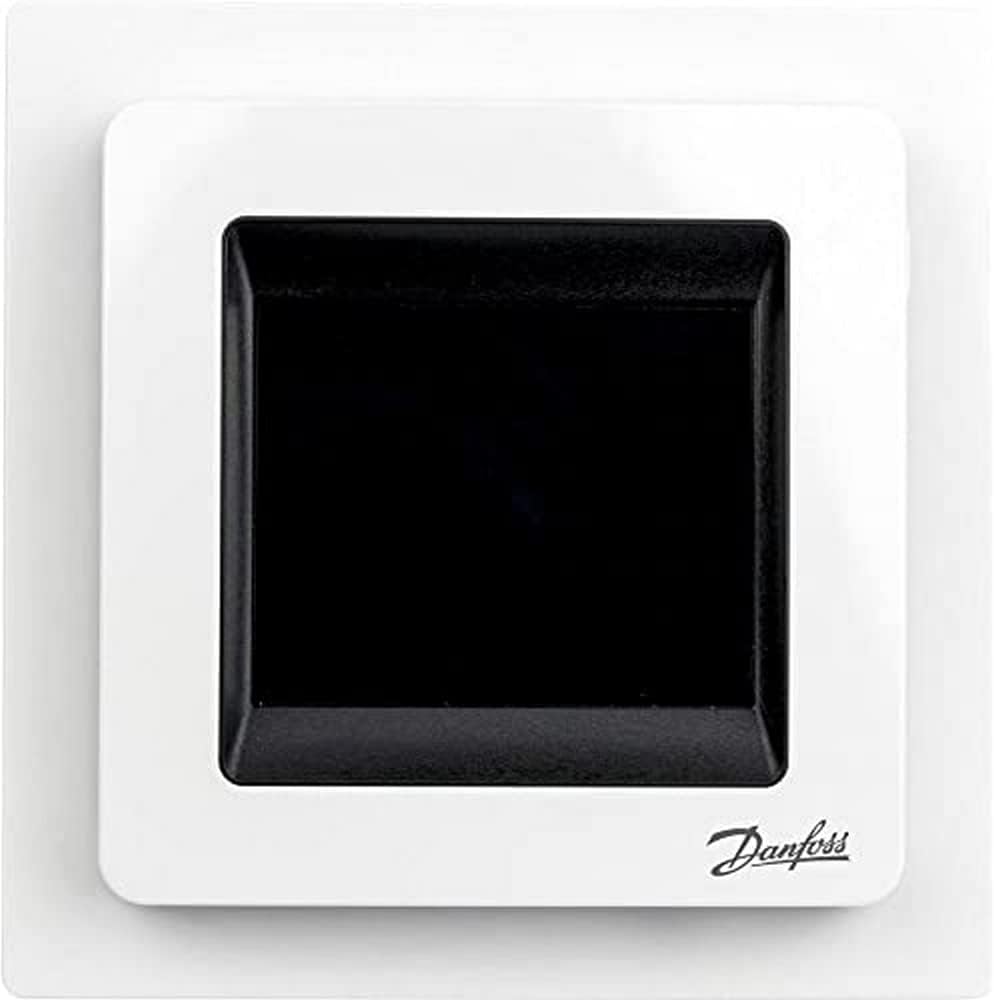 Danfoss 088L0122 ECtemp Touch, Digitaler Thermostat für Elektro-Fussbodenheizung mit Touchscreen-Bed