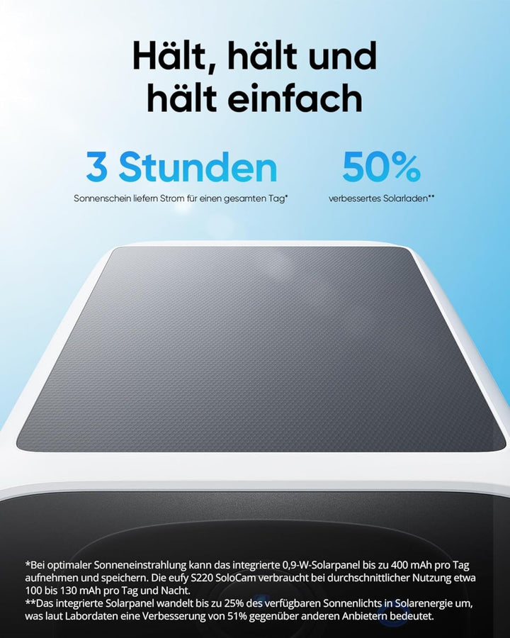 eufy Security überwachungskamera aussen S220 Solo 2-Pack, 2K Auflösung, überwachungskamera aussen so