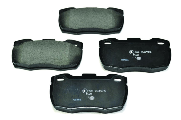 HELLA PAGID 8DB 355 012-871 Bremsbelagsatz - T1651 - Dicke/Stärke: 17mm - Bremssystem: Lockheed - ni