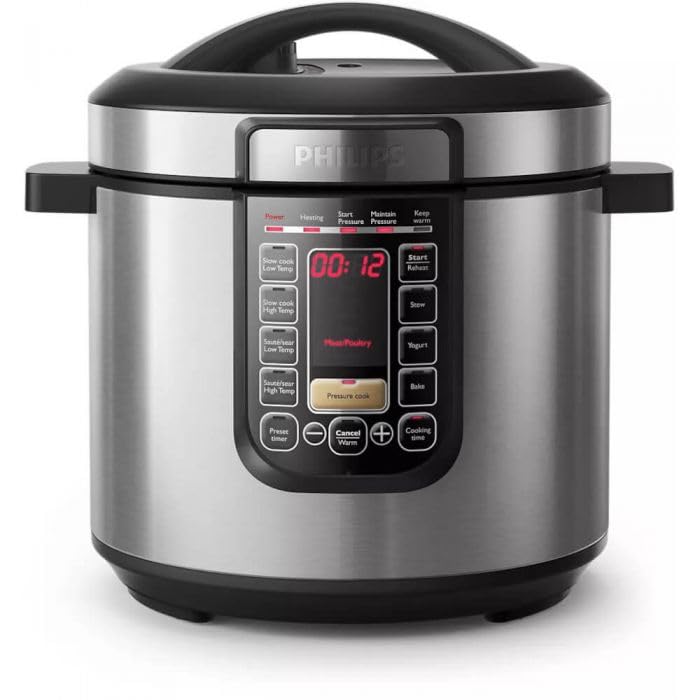 Multicooker Philips Viva Collection HD2237/40, 1300 W, 6 l, Silver