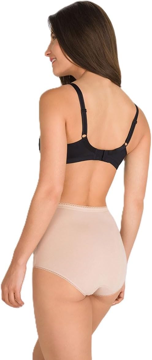 Playtex Damen Essential Cotton Maxi Brief X6 Slip (6er Pack),46, schwarz 56 Skin, 56 Skin