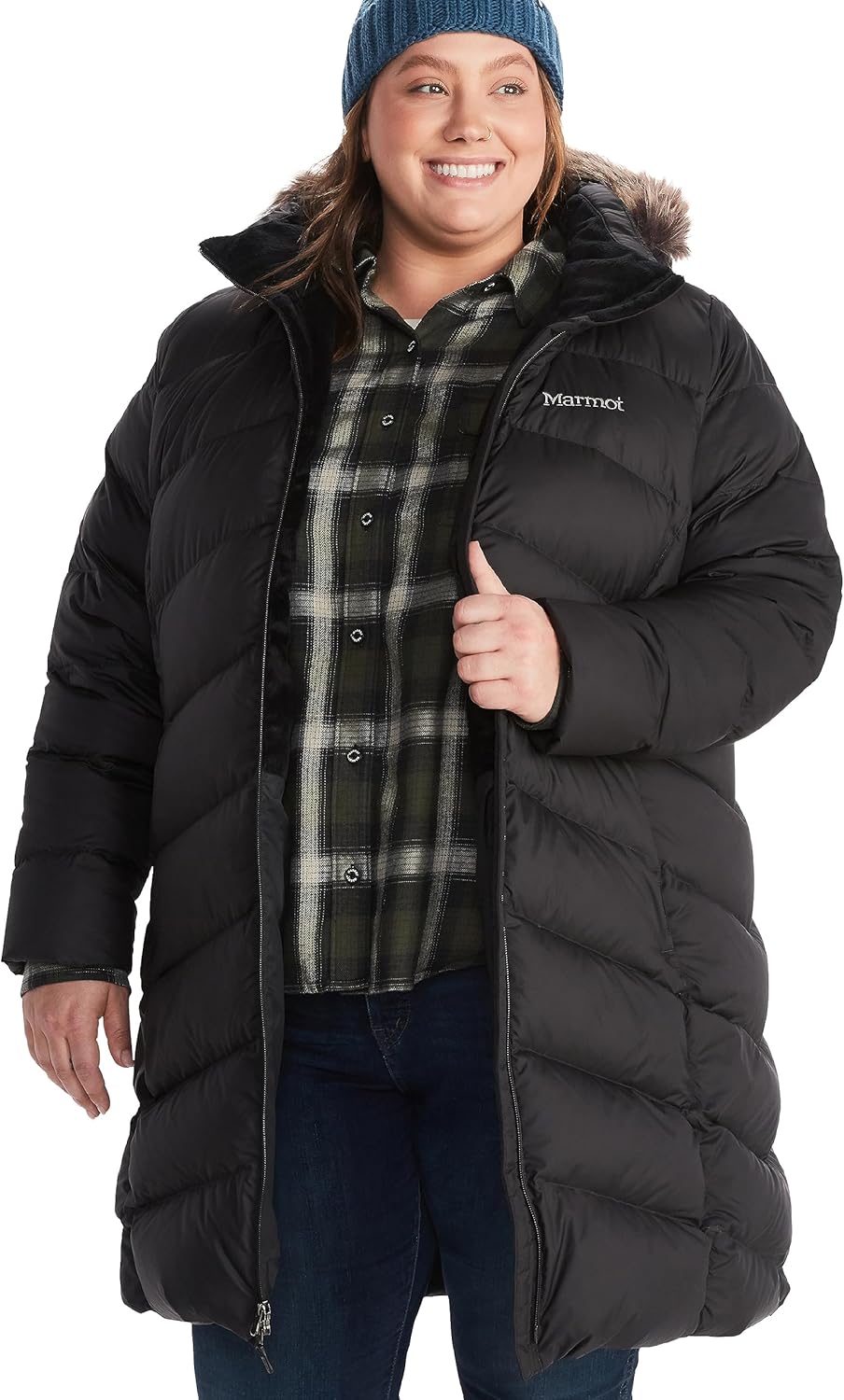 Marmot Damen Wm's Montreaux Coat, Leichte Daunenjacke, 700 Fill-Power, warmer Parka, stylisher Winte
