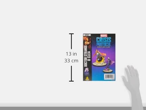 Atomic Mass Games , Doctor Strange & Clea, Miniatures Game, Ages 14+, 2 Players, 45 Minutes Playing