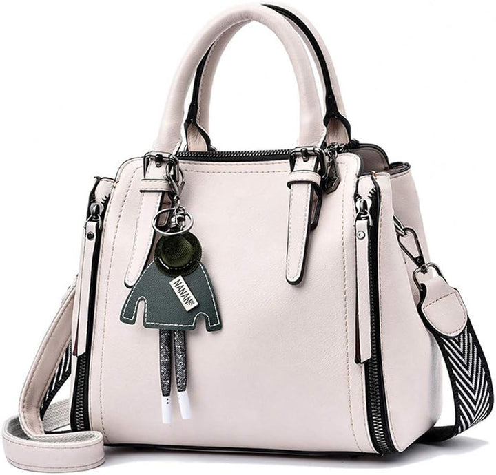 BUKESIYI Damen Tasche Umhängetasche Handtasche Frauen Klein Schultertasche Weekender Lack PU Leder C