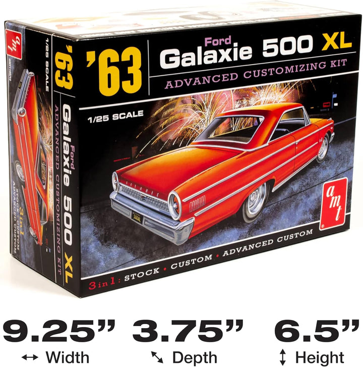 AMT AMT1186/12 1/25 1963 Ford Galaxie Plastikmodellbausatz