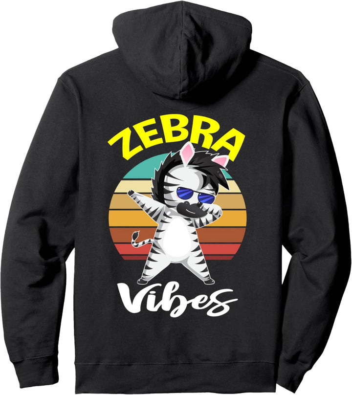 Tupfen Zebra Vibes Zoo Tiergeschenke für Männer Frauen Pullover Hoodie