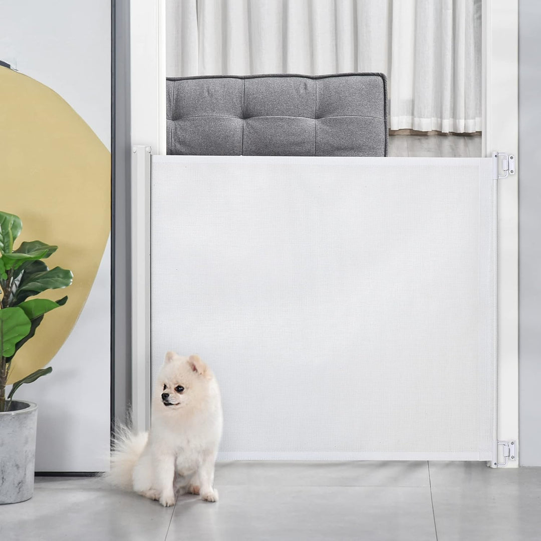 PawHut Hunde Türschutzgitter Treppenschutzgitter Treppenschutz Sicherheitstrennwand Trennwand Türsch