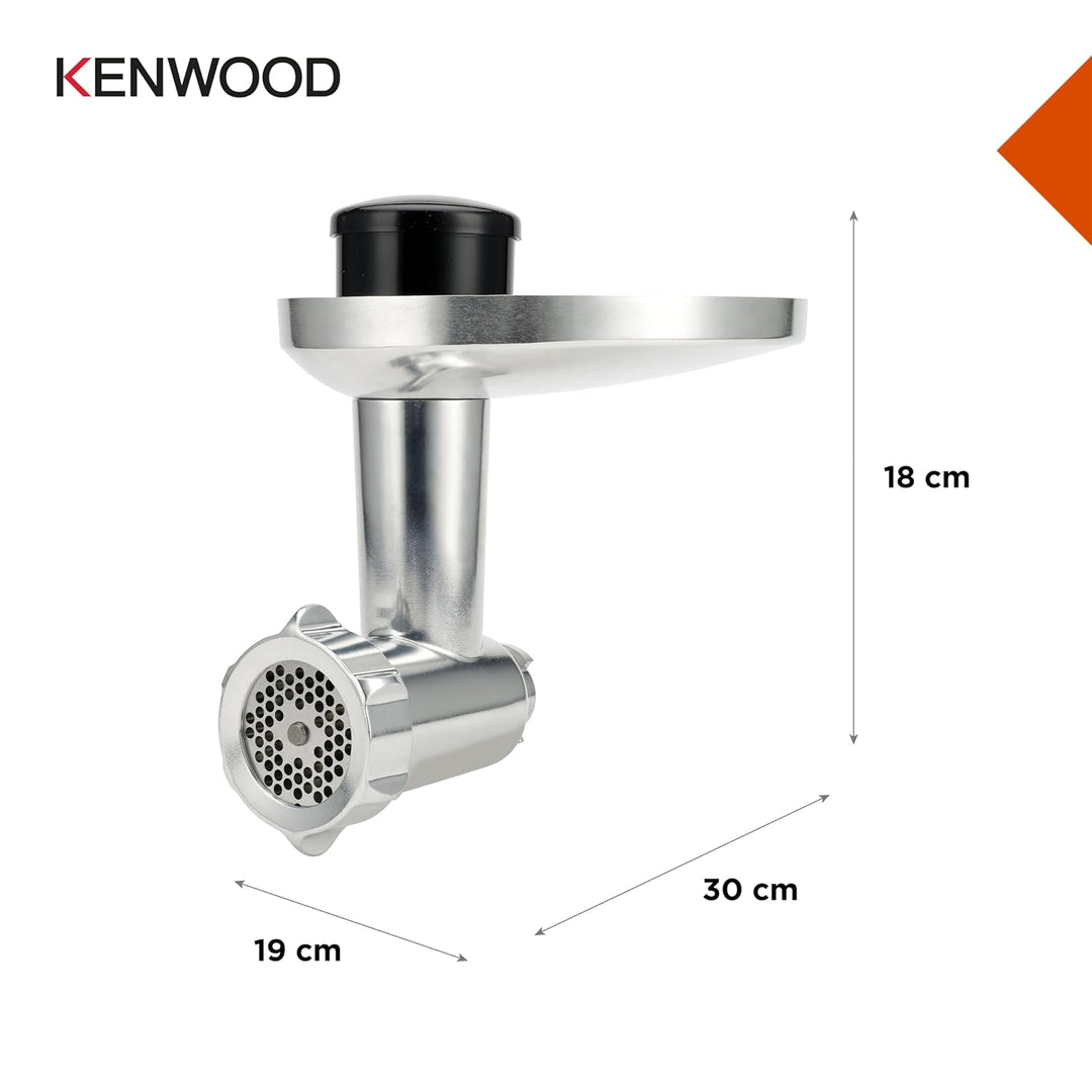 Kenwood Fleischwolf KAX950ME, Zubehör für Kenwood Küchenmaschinen, Silber
