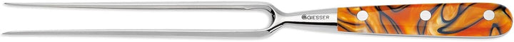 Giesser seit 1776 - Made in Germany - Tranchiergabel 21 cm Spicy Orange, PremiumCut Fork No 1, Fleis
