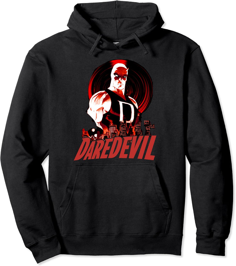 Marvel Daredevil Red Cityscape Pullover Hoodie