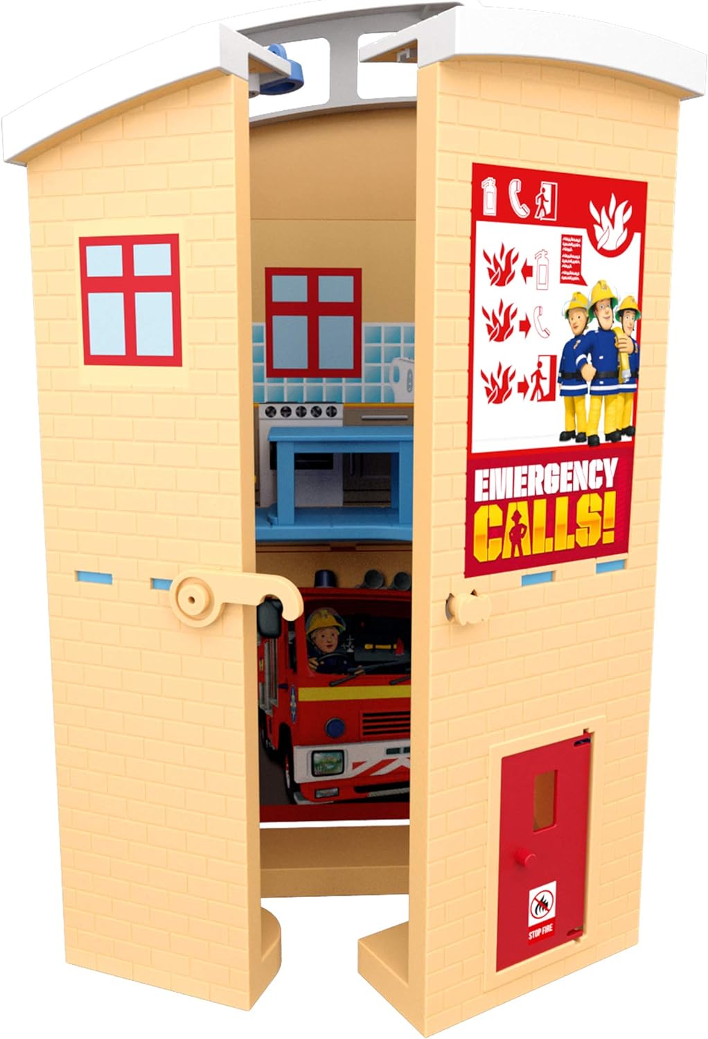 Fireman Sam Fire Rescue Centre fire Station playset, Figure &amp; Accessories, pre-School Adventure Toy,