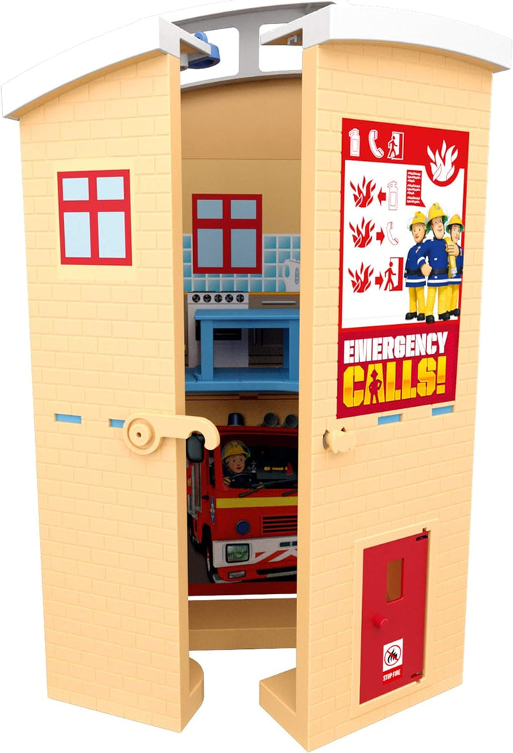 Fireman Sam Fire Rescue Centre fire Station playset, Figure &amp; Accessories, pre-School Adventure Toy,