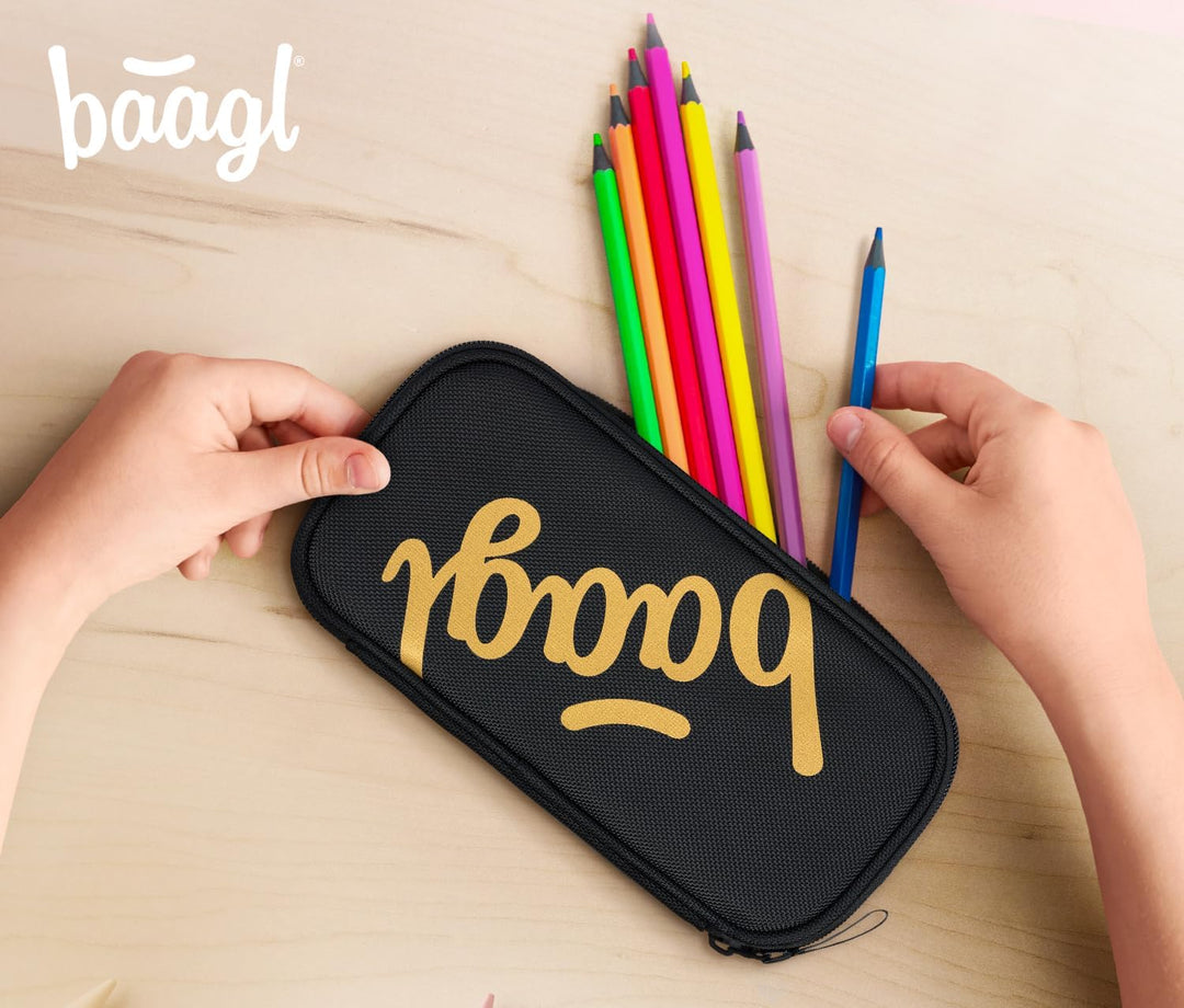Baagl Federmäppchen für Mädchen - Schulmäppchen für Schreibwaren - Schulsachen Federtasche, Jungen F
