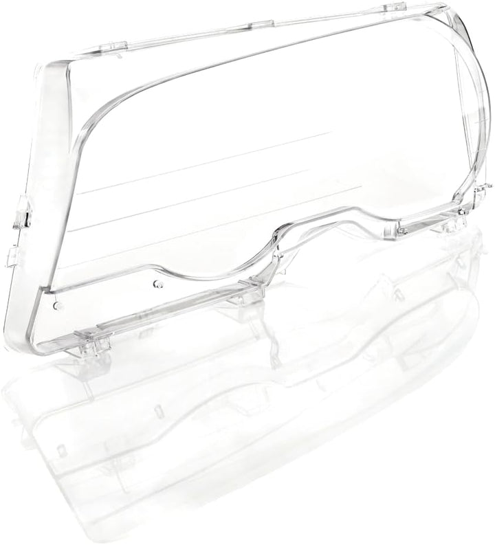 LST 2x Scheinwerferglas Streuscheibe Halogen Xenon links rechts Set kompatibel mit BMW 3er E46 Coupe