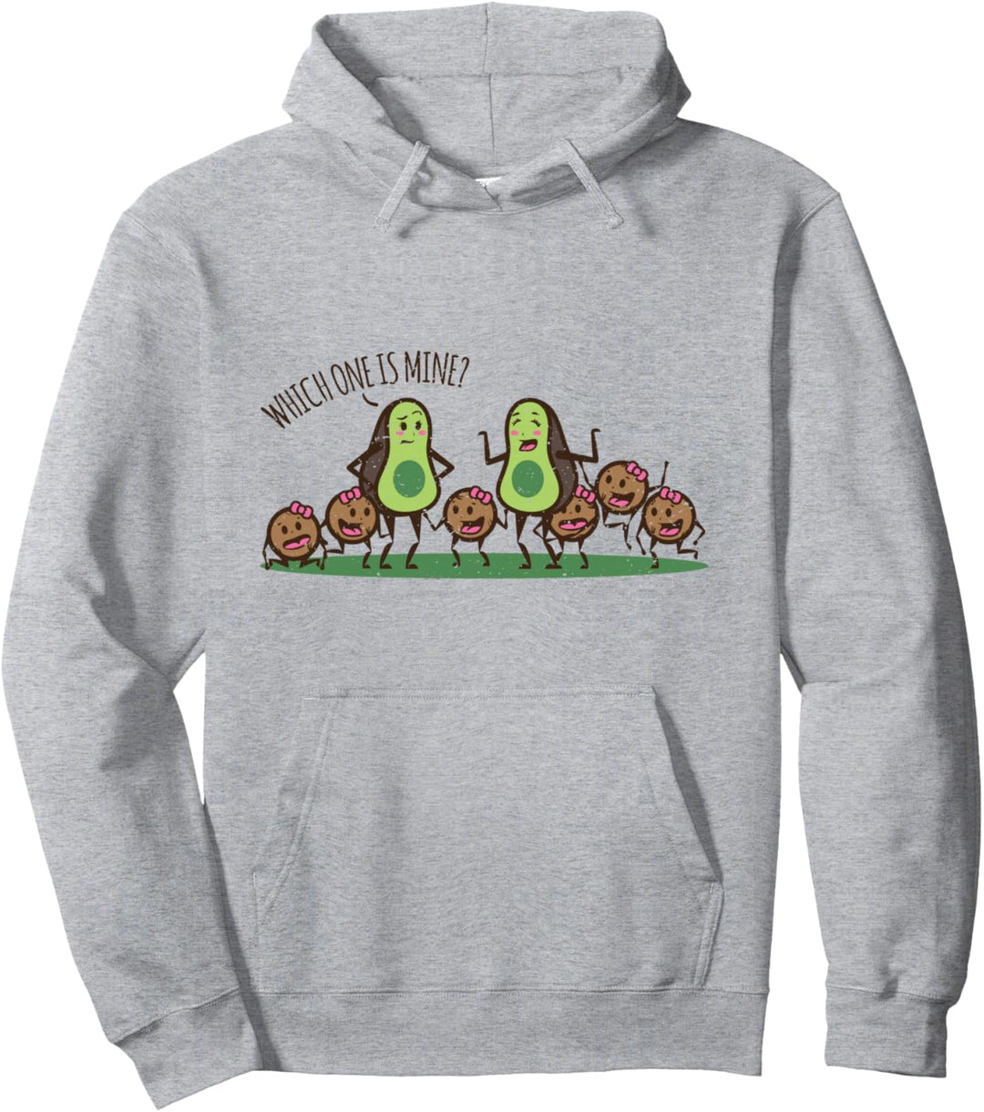 Geschenk für schwangere & Mütter mit Babybauch Avocado, Mama Pullover Hoodie