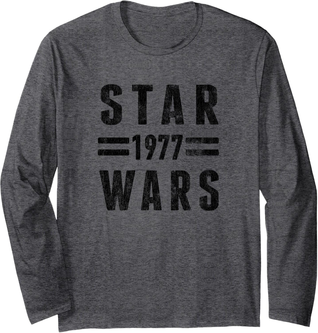 Star Wars 1977 Vintage Collegiate Retro Langarmshirt