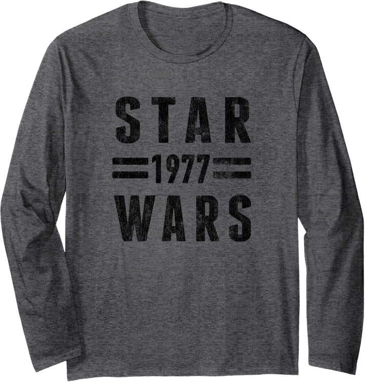 Star Wars 1977 Vintage Collegiate Retro Langarmshirt