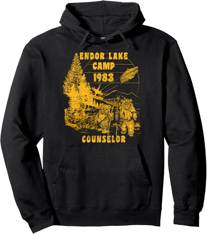 Star Wars Endor Lake Camp Counselor Poster Pullover Hoodie