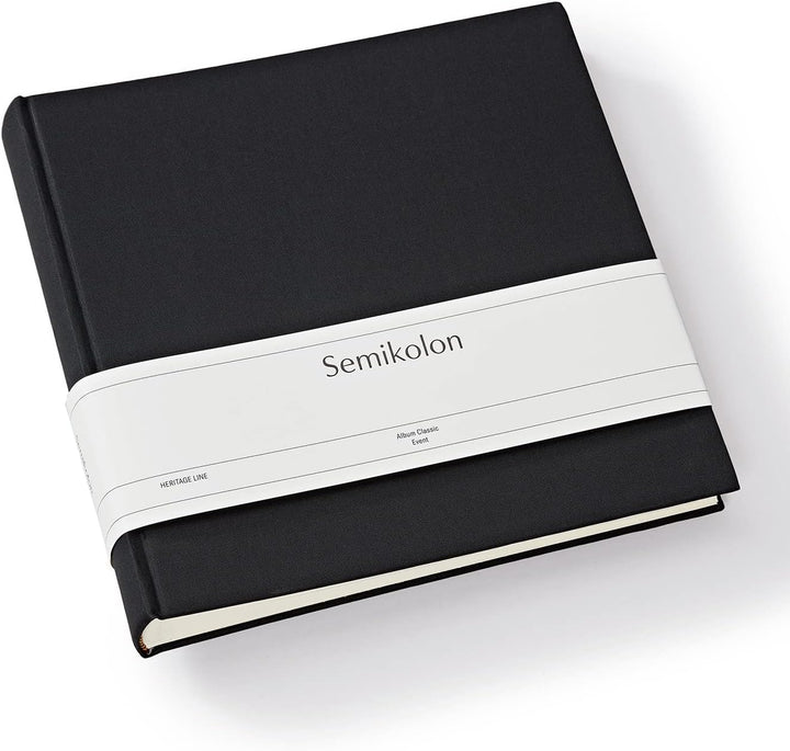 Semikolon 368382 Foto-Album Classic Event – 24 x 23 cm – 60 Seiten cremefarben, für ca. 60 Fotos – b