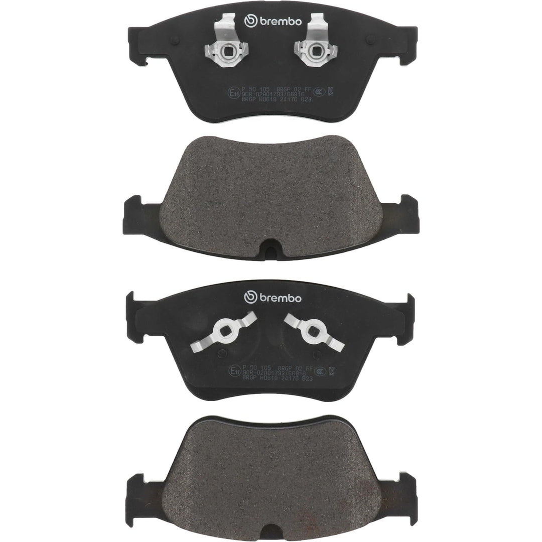 Brembo P50105 Vordere Bremsbeläge, Anzahl 4