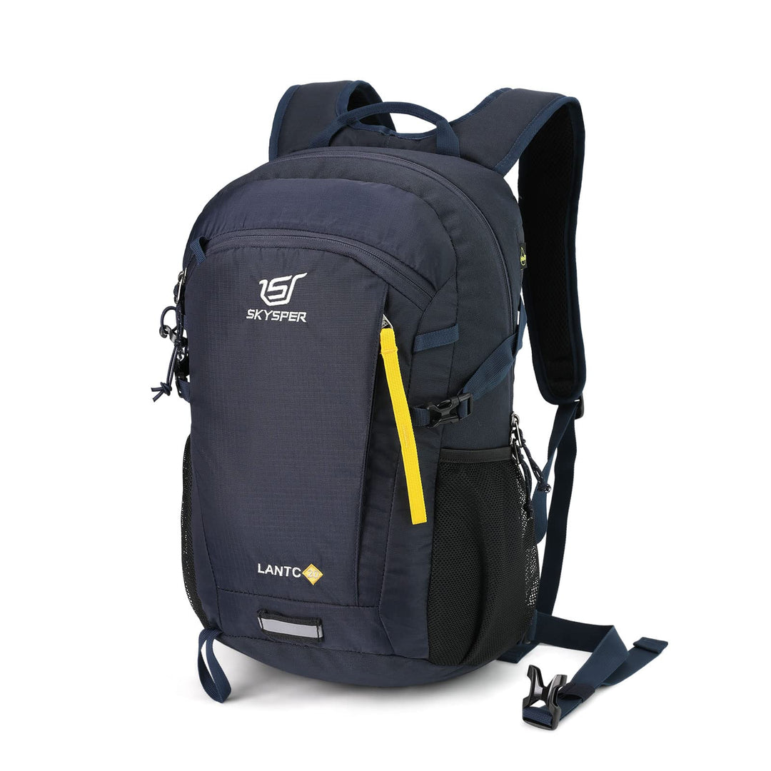 SKYSPER Leicht Wanderrucksack Klein Rucksack mit Rückenbelüftung Trekkingrucksack aus atmungsaktivem