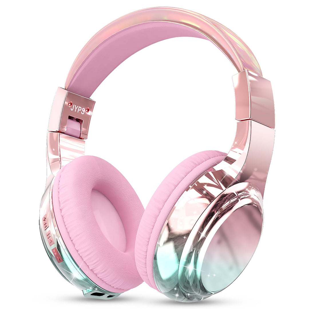 JYPS Bluetooth Kopfhörer Kinder, Kabellose Kopfhörer Bluetooth Kinder Over Ear, Kopfhörer Kinder Blu