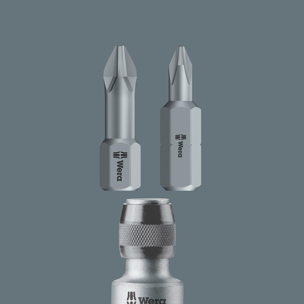 Wera 784 C 1/2"-Verbindungsteile mit Wera-Schnellwechselfutter, 5/16 Zoll x 50 mm, Wera 05042768001