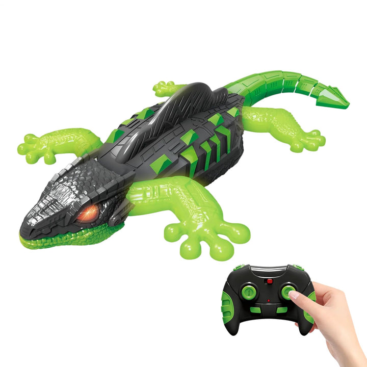 Wall Crawler Gecko Mit Licht ABS 36X17.2X7.8CM Fernsteuerbare Klettert Wand Funkgesteuertes Tier Spi