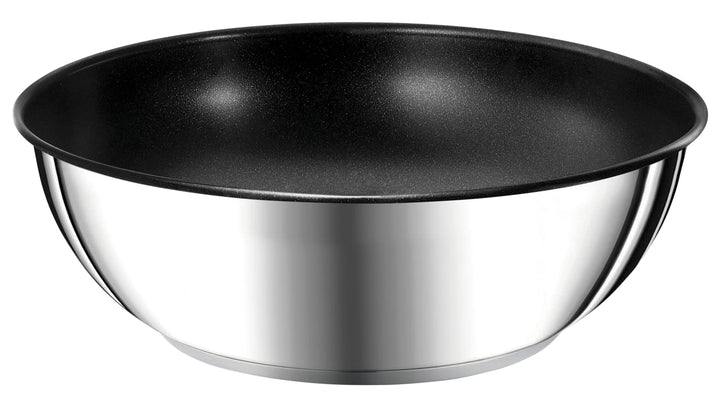 Tefal Ingenio Preference Wok-Pfanne, 26 cm, stapelbar, Edelstahl, sichere Antihaftbeschichtung, Indu
