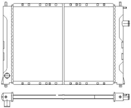 NRF 55326 Kühler, Motorkühlung