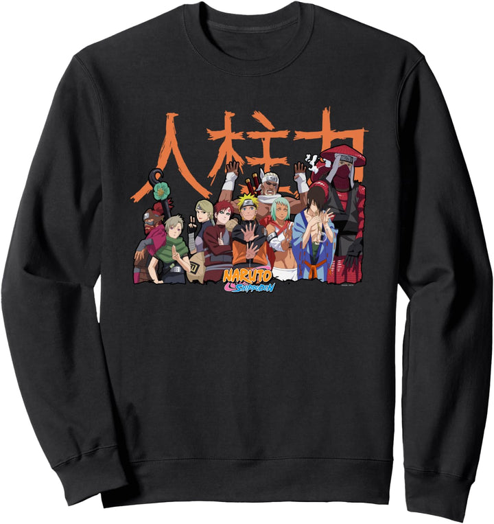 Naruto Shippuden Jinchuuriki Gruppe Sweatshirt
