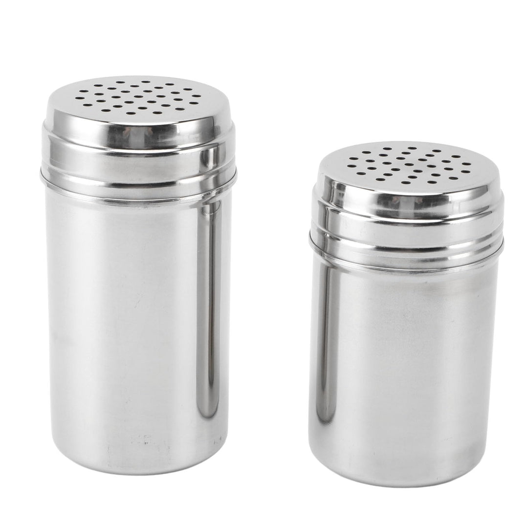 Shaker aus 304 Edelstahl, verstellbare Ausgiesslöcher, Gewürzspender, Behälter für Küche, Grill, Cam