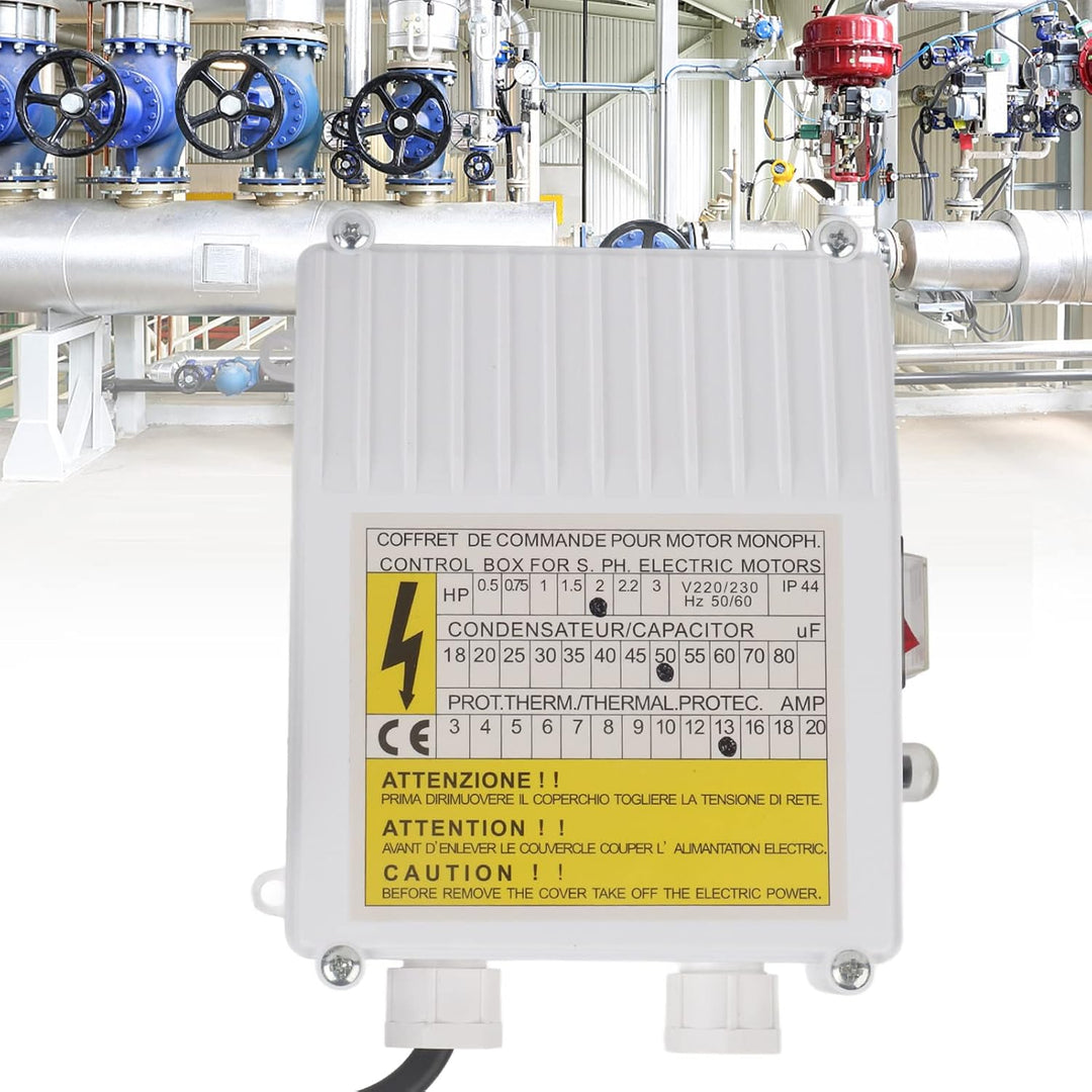Pumpensteuerkasten Saugpumpensteuerung Haushalt Tiefbrunnenpumpe Tauchpumpe Externer Steuerkasten(1.