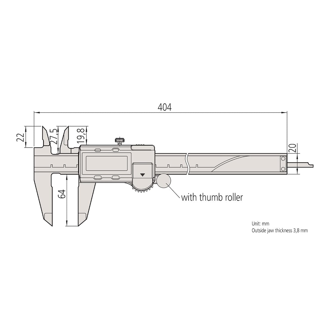 Mitutoyo 500-193-30 Digimatic Messschieber -CD-30 ASX