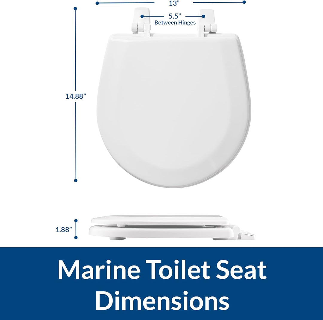 Bemis TC50TTA 000 Toilette, weiss, 1 Stück 1 Pack Marine Seat, 1 Pack Marine Seat