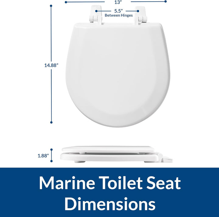 Bemis TC50TTA 000 Toilette, weiss, 1 Stück 1 Pack Marine Seat, 1 Pack Marine Seat