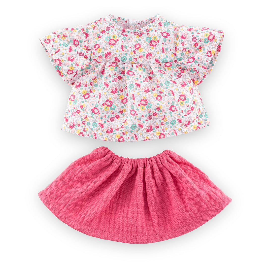 Corolle Set Bluse und Rock, Kleidung für Puppen, 36 cm, ab 3 Jahren, 9000213240