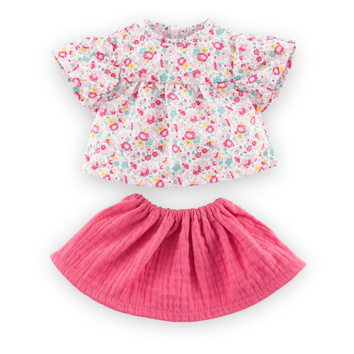 Corolle Set Bluse und Rock, Kleidung für Puppen, 36 cm, ab 3 Jahren, 9000213240