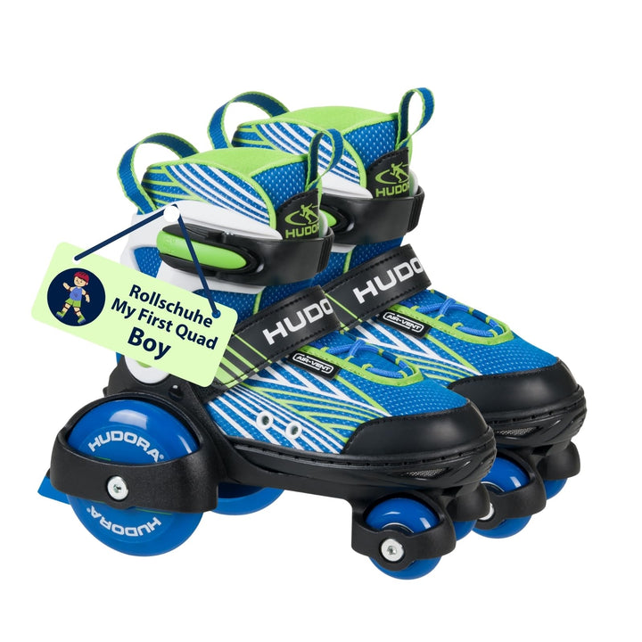 HUDORA Rollschuh My First Quad in versch. Grössen & Farben - hochwertige Rollschuhe für Kinder bis 2