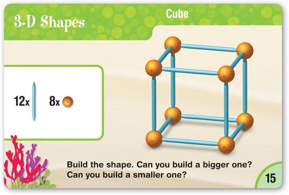 Learning Resources Dive into Shapes! Geometrieset zum Bilden von Formen rund um das Thema Meer