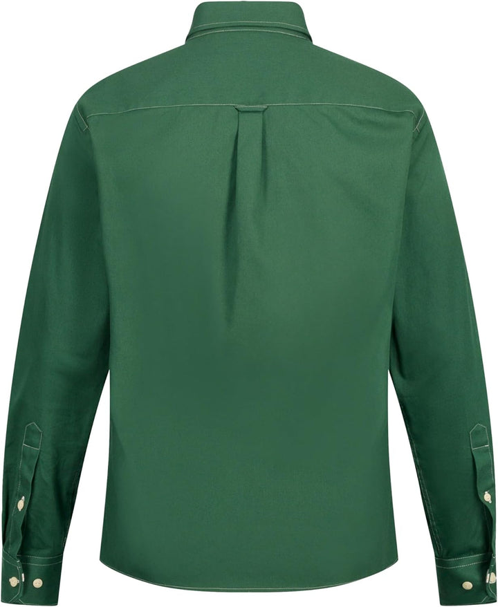 STHUGE Hemd, Langarm, Modern Fit, Kentkragen, bis 8 XL 815329 5XL Mittelgrün, 5XL Mittelgr&#xFC;n