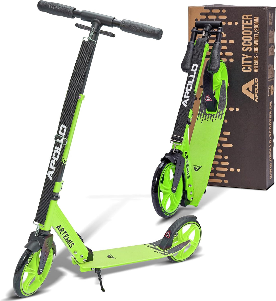 Apollo Artemis City Roller - Höhenverstellbarer Scooter für Kinder, Teens und Erwachsene, Tretroller