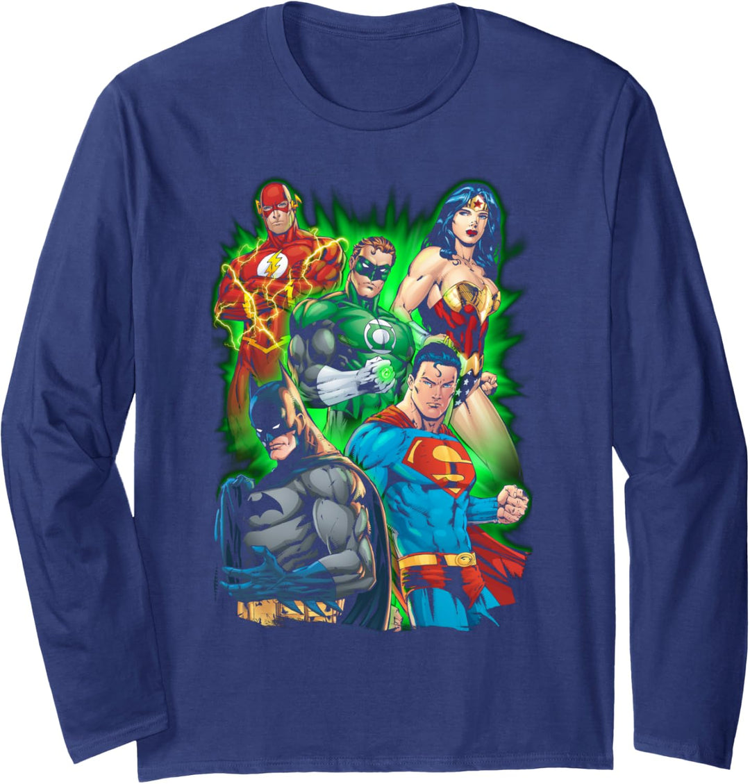 Justice League Will Power Langarmshirt