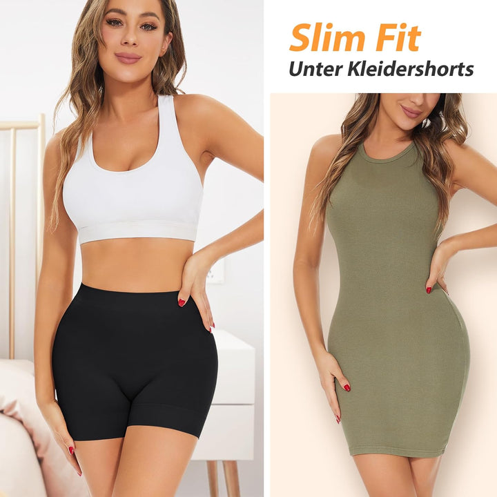 SIMIYA Radlerhose Damen Kurze Shorts Unter Kleid Rock Anti Scheuern Hotpants Kurze Leggings Damen Bo