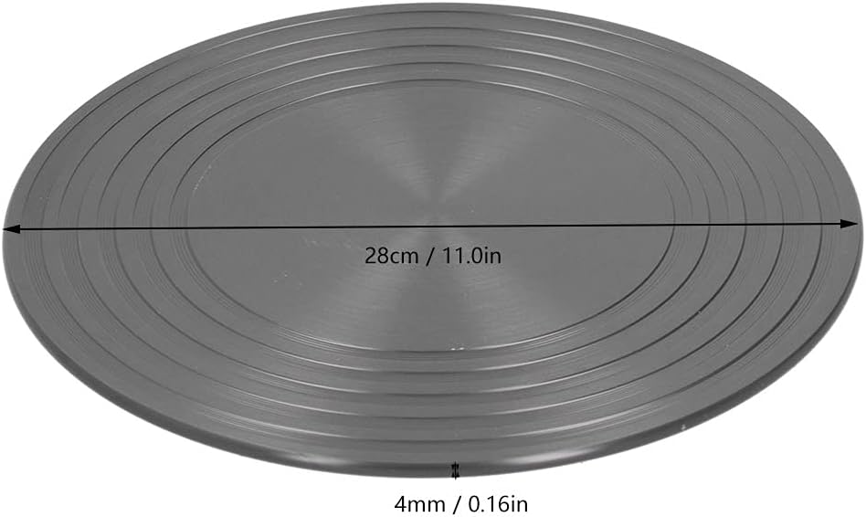 Wärmediffusor für Gasherd, 28x0,4cm Aluminiumlegierung Rutschfeste Auftauplatte Simmerringplatte für